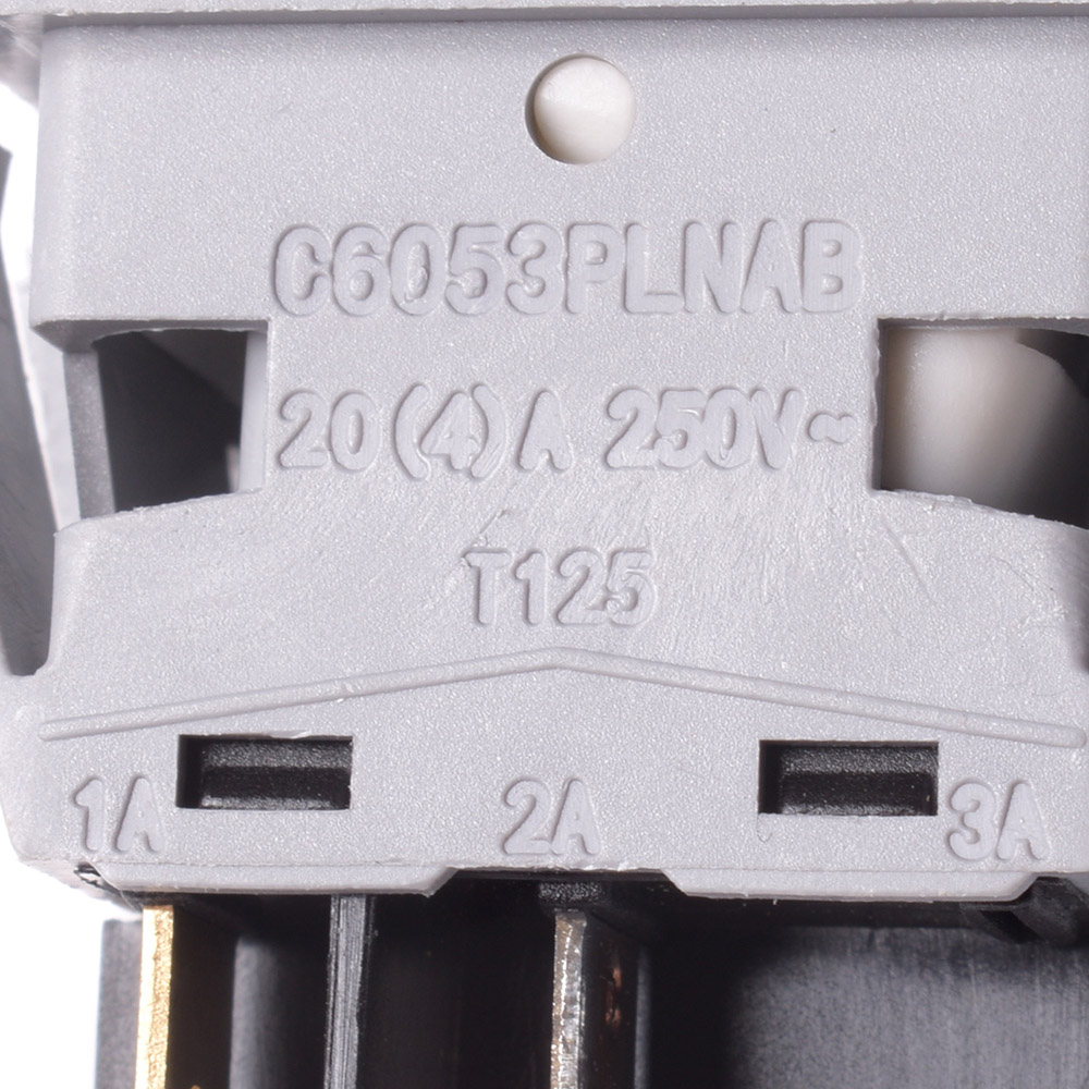 картинка Выключатель клавишный C6053PLNAB зеленая линза, серый корпус конвектора в Сервисном центре «Близнецов»