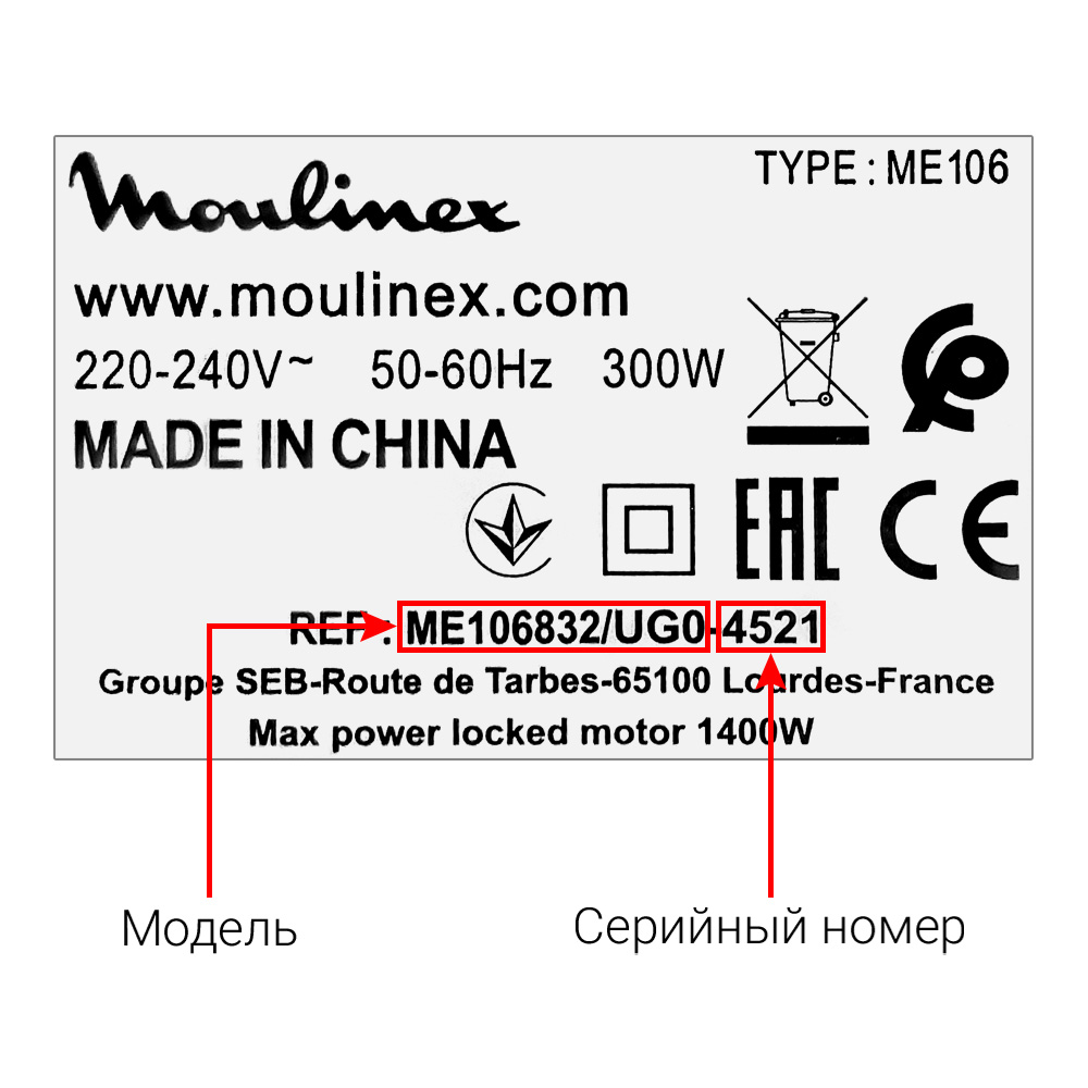 Мясорубки MOULINEX