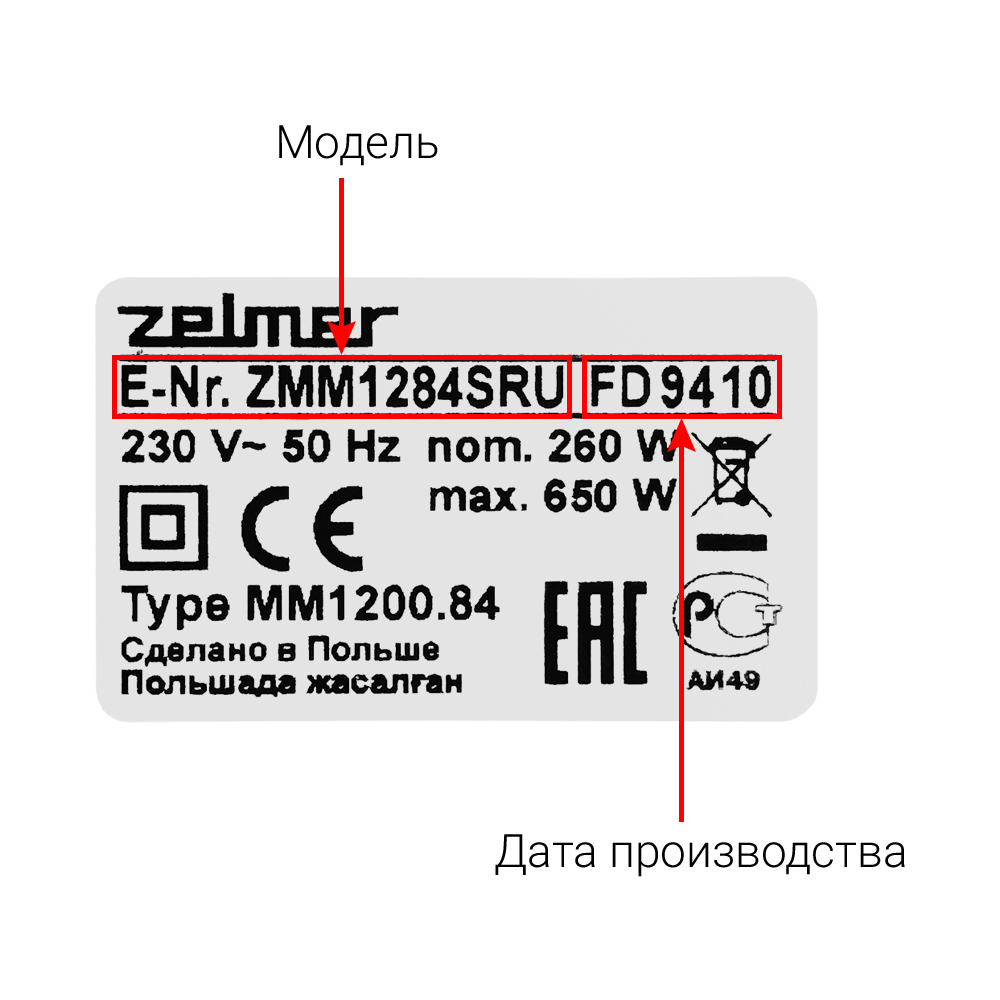 Мясорубки ZELMER